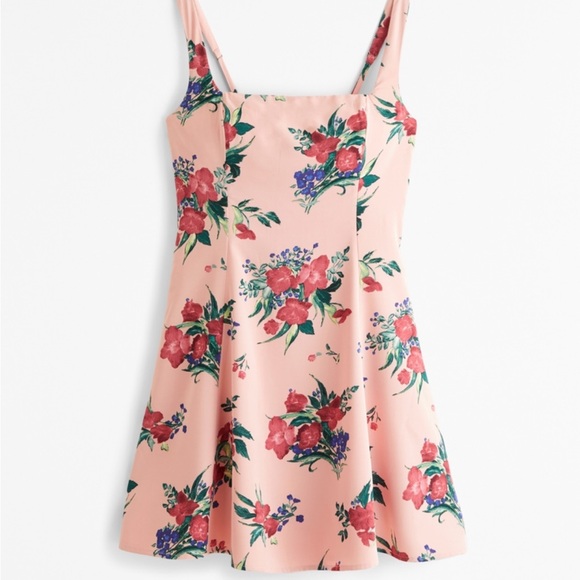 Abercrombie & Fitch Dresses & Skirts - A&F Fit and Flare Squareneck Mini Dress